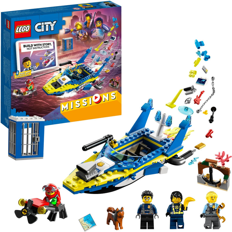 Load image into Gallery viewer, Lego city - waterpolitie recherchemissies constructiespeelgoed (60355)
