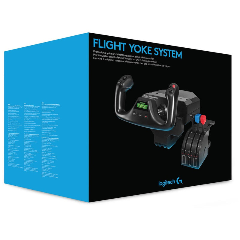 Chargez l'image dans la visionneuse de la galerie, Logitech g saitek pro flight yoke gaming yoke (pc, mac)
