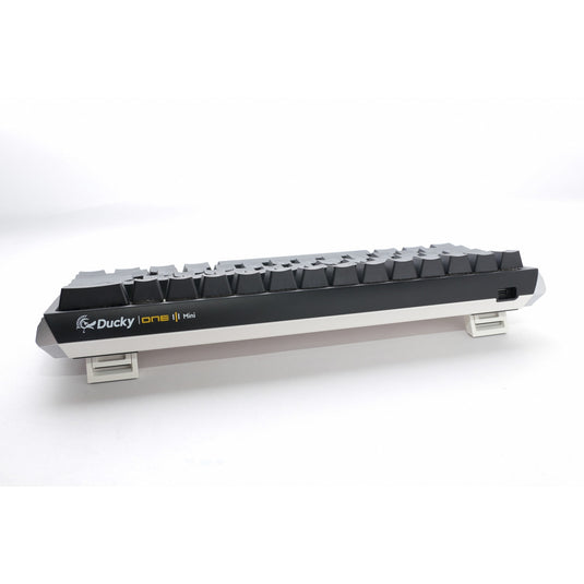 Ducky one 3 classic mini, toetsenbord (zwart wit, us lay-out, cherry mx brown, rgb led, double-shot pbt, hot-swappable, quack mechanics, 60%)