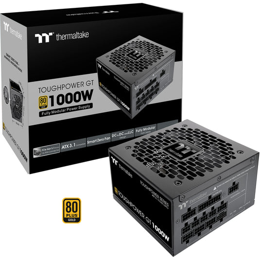 Thermaltake toughpower gt modulaire 1000 watt voeding (zwart, 5x pcie)