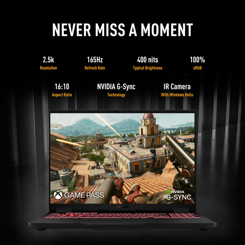 Laden Sie das Bild in Galerie -Viewer, Asus tuf gaming a16 fa608um-rv253w 16 gaming laptop (grijs | ryzen 7 260 | rtx 5060 | 16 gb | 1 tb ssd)

