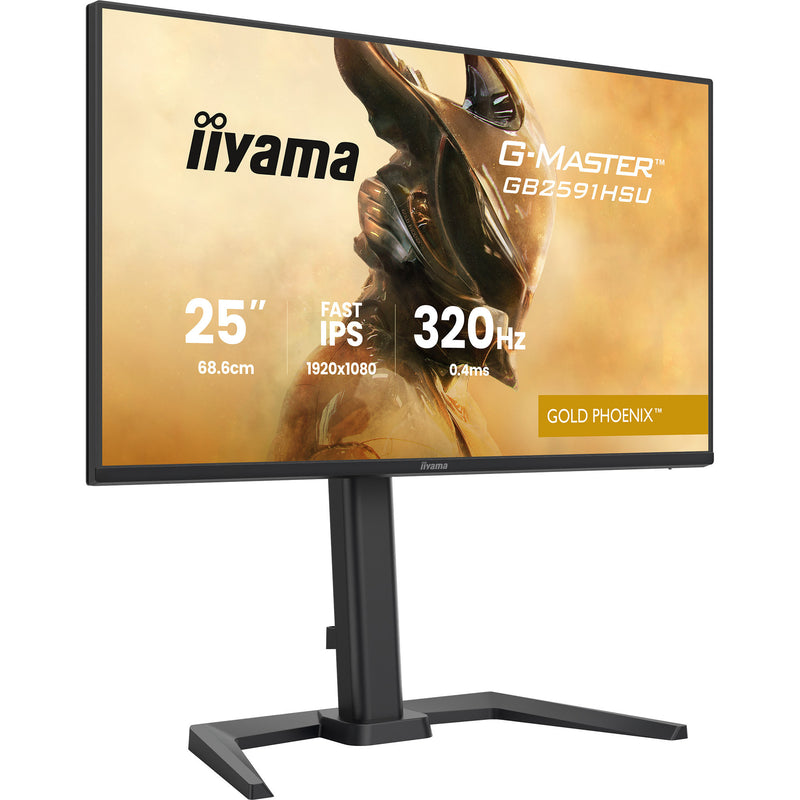 Load image into Gallery viewer, Iiyama g-master gold phoenix gb2591hsu-b1 24.5 gaming monitor (zwart (mat), 320 hz, hdmi, displayport, usb, audio)
