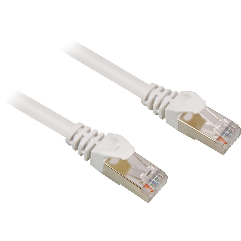 Afbeelding laden in galerijviewer, Sharkoon netwerkkabel sftp, rj-45 met cat.6 (wit, 5 meter)
