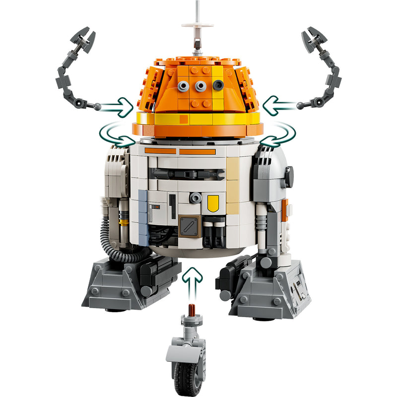 Load image into Gallery viewer, Lego star wars 75416 chopper c1-10p astromech droid
