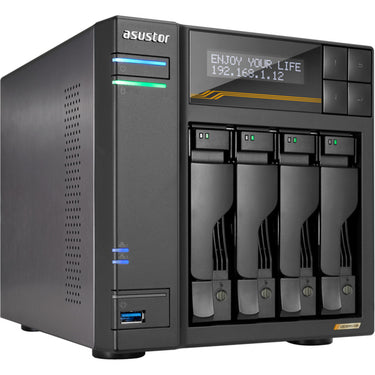 Asustor lockerstor 4 as6804t nas (zwart)