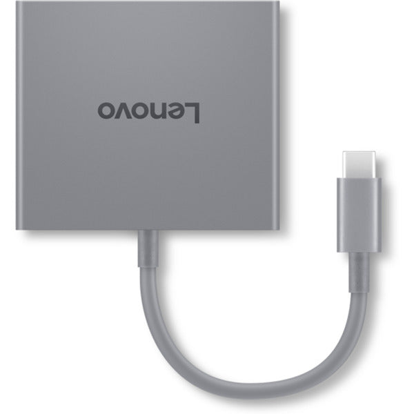 Load image into Gallery viewer, Lenovo usb-c 4 in 1 hub gen2 usb-hub (grijs)
