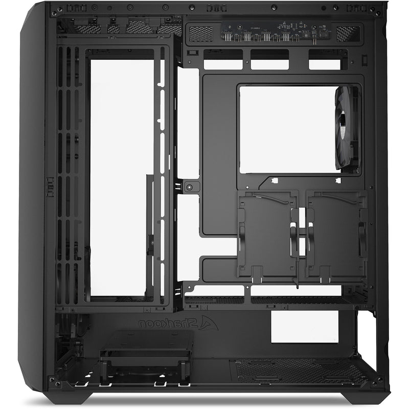 Load image into Gallery viewer, Sharkoon ak3 rgb midi tower behuizing (zwart | 2x usb-a | 1x usb-c | rgb | tempered glass)
