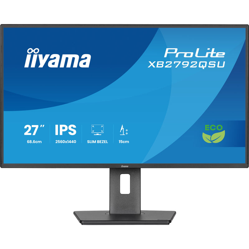 Load image into Gallery viewer, Iiyama prolite xb2792qsu-b1 27 gaming monitor (zwart, hdmi, displayport, 2x usb-a, usb-b, 120 hz)
