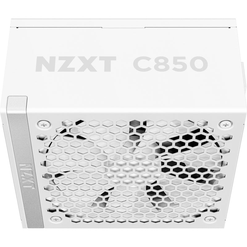 Chargez l'image dans la visionneuse de la galerie, Nzxt c850 gold atx 3.1 modulaire 850 watt voeding (wit, 1x 12v-2x6, 3x pcie)
