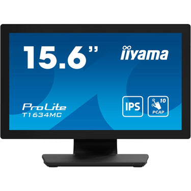 Iiyama prolite t1634mc-b1s 16 touchscreen monitor (zwart (mat), hdmi, displayport, vga)