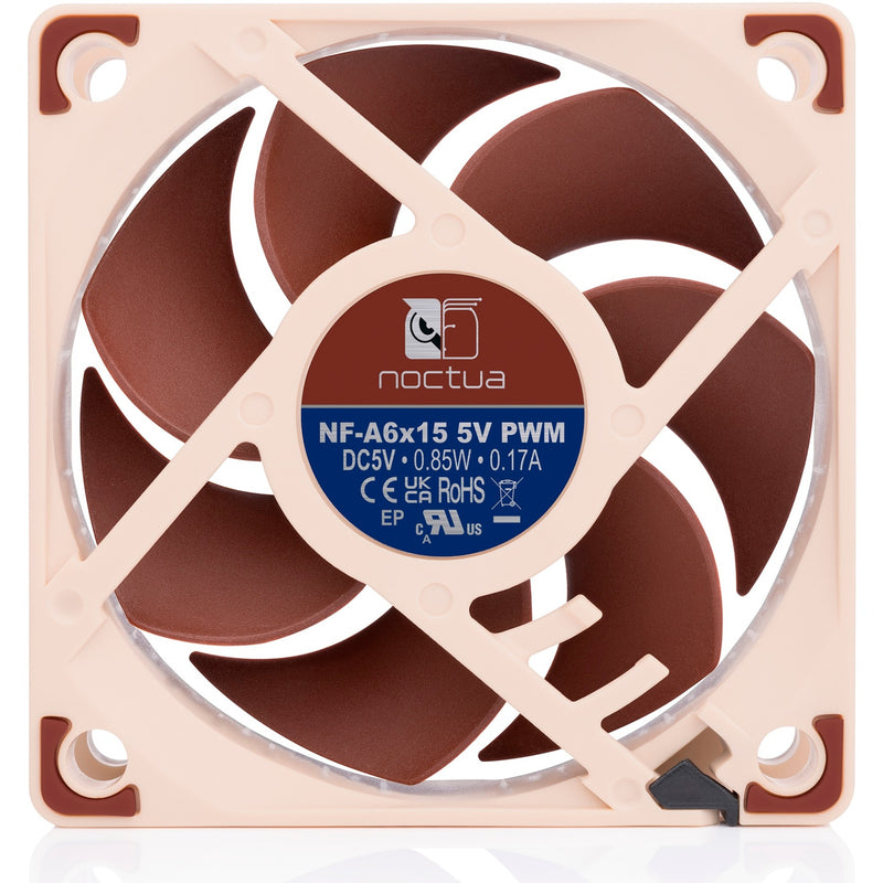 Load image into Gallery viewer, Noctua nf-a6x15 5v pwm case fan (60 x 60 x 15 mm)
