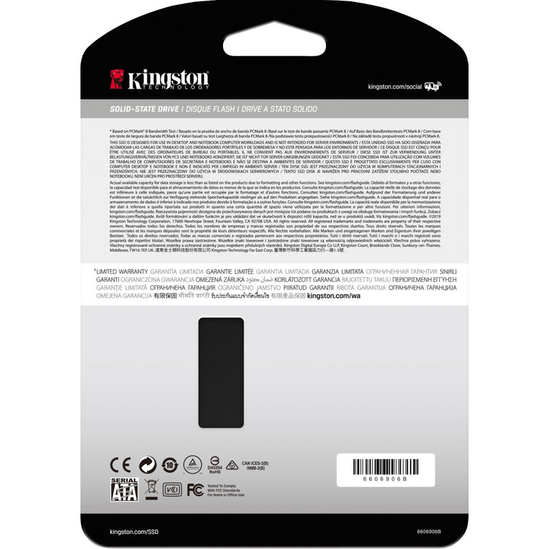 Load image into Gallery viewer, Kingston kc600 256 gb ssd (zwart, skc600 256g, sata 600)
