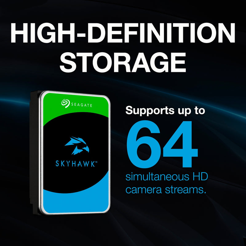 Chargez l'image dans la visionneuse de la galerie, Seagate skyhawk 2 tb harde schijf (sata 6 gb s, 3 jaar rescue data recovery services)
