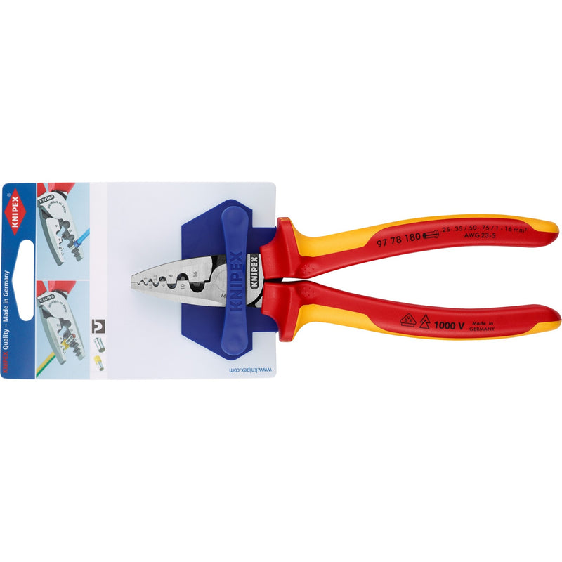Load image into Gallery viewer, Knipex krimptang voor adereindhulzen vde 9778180
