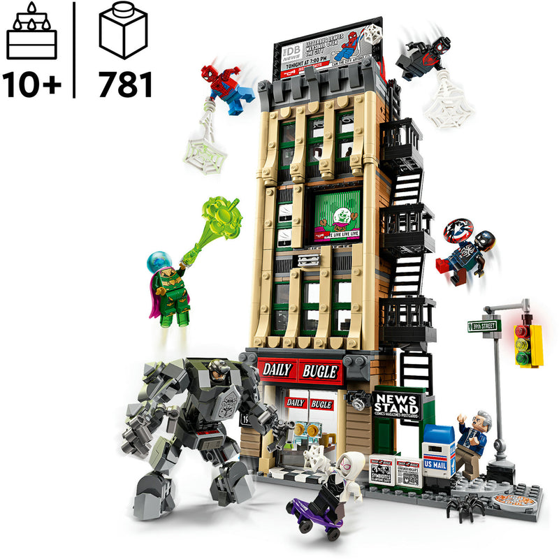 Load image into Gallery viewer, Lego super heroes 76342 marvel spider-man vs. mysterio: de daily bugle
