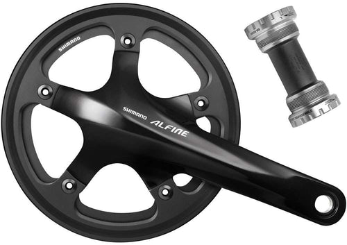 Shimano alfine fc-s501 crank with single chainguard