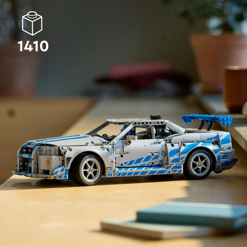 Load image into Gallery viewer, Lego technic 42210 2 fast 2 furious nissan skyline gt-r (r34) auto
