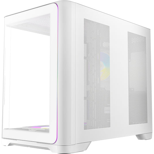 Antec c5 curve argb midi tower behuizing (wit | 2x usb-a | 1x usb-c | tempered glass)