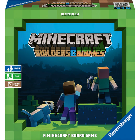 Ravensburger minecraft builders biomes bordspel (meertalig, 2 - 4 spelers, 30 - 60 minuten, vanaf 10 jaar)