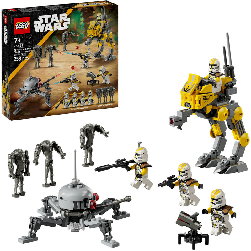 Load image into Gallery viewer, Lego star wars 75431 327th star corps clone troopers battle pack
