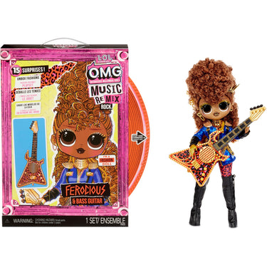 Mga entertainment l.o.l. surprise! omg remix rock - ferocious and bass guitar pop