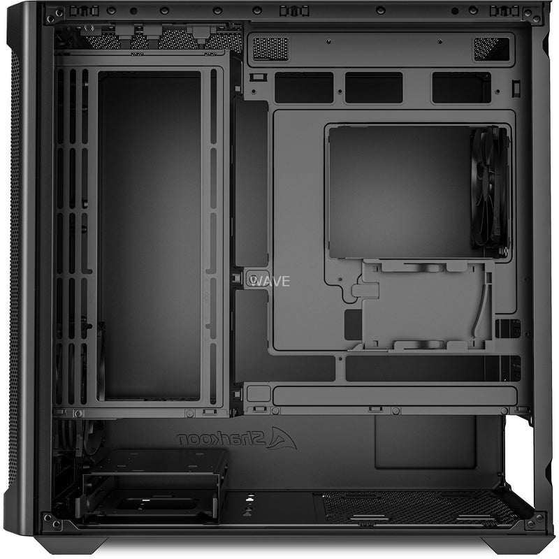 Load image into Gallery viewer, Sharkoon mk4 rgb strip mini tower behuizing (zwart | 2x usb-a | 1x usb-c | rgb)
