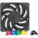 Noctua nf-a12x25 pwm chromax.black.swap case fan (zwart, 120 x 120 x 25 mm)