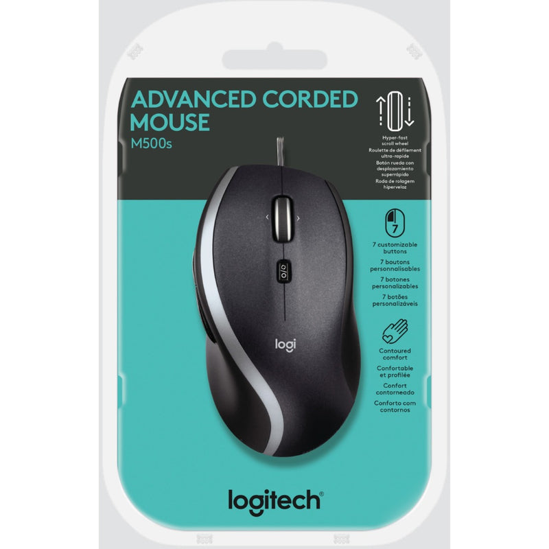 Load image into Gallery viewer, Logitech m500s advanced corded mice muis (zwart, 400-4000 dpi)
