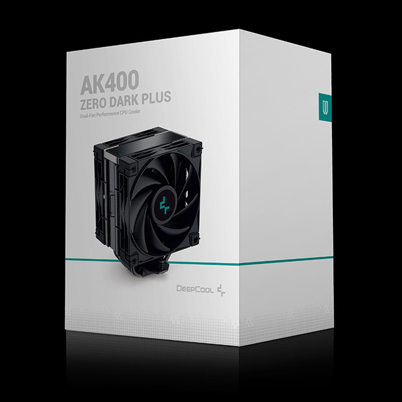 Load image into Gallery viewer, Deepcool ak400 zero dark plus cpu-koeler (zwart)
