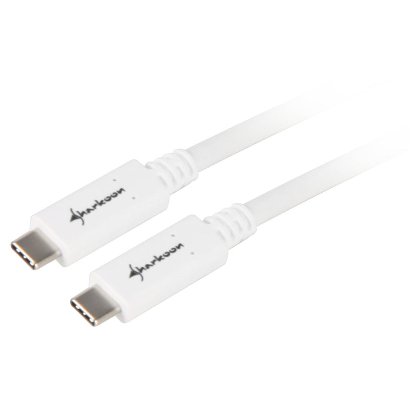 Load image into Gallery viewer, Sharkoon usb-c 3.2 > usb-c kabel (wit, 1 meter)
