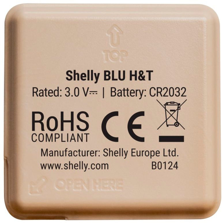 Load image into Gallery viewer, Shelly blu h t temperatuur- en vochtmeter (mokka, bluetooth)
