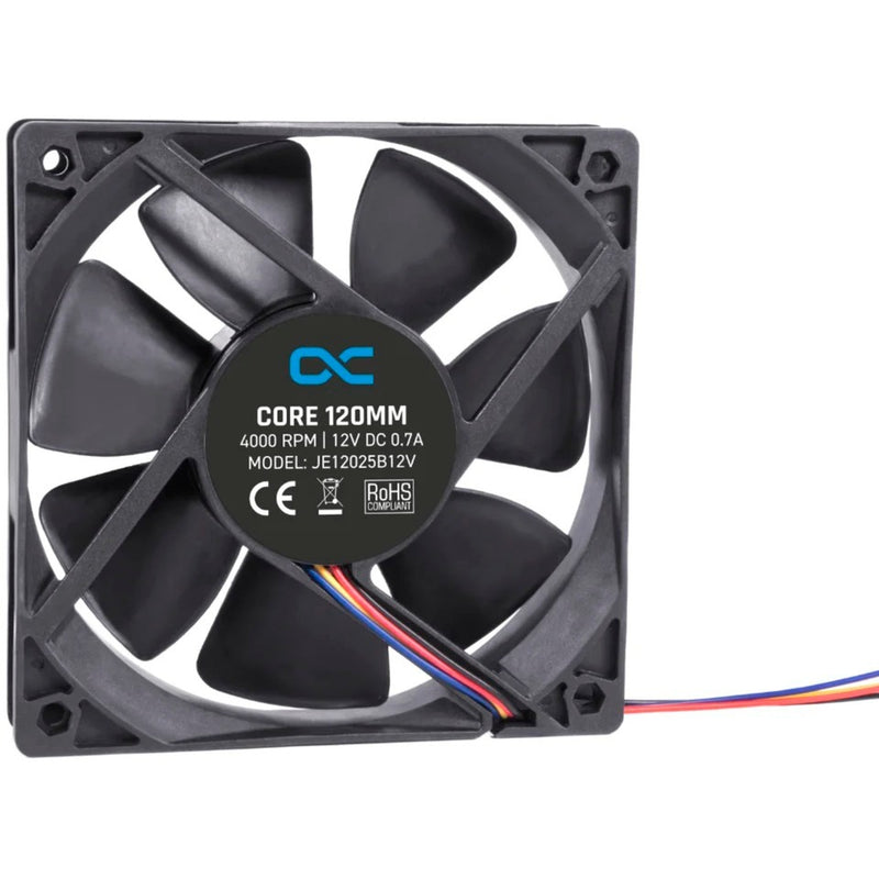 Load image into Gallery viewer, Alphacool core 120mm fan case fan (zwart, 120 x 120 x 25 mm, pwm)
