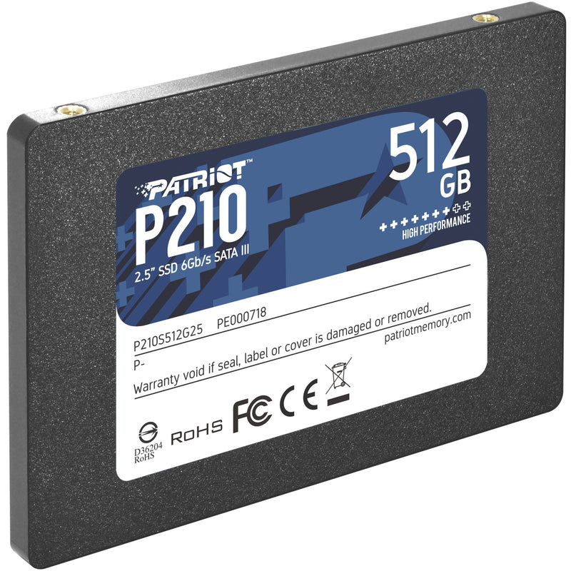 Load image into Gallery viewer, Patriot p210, 512 gb ssd (zwart, p210s512g25, sata iii)
