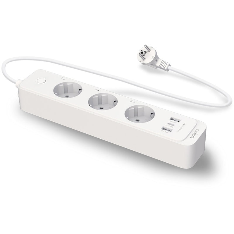 Load image into Gallery viewer, Tp-link tapo p300 smart wifi-stekkerdoos (wit, 2x usb-a, 1x usb-c, wifi, bluetooth 4.2)
