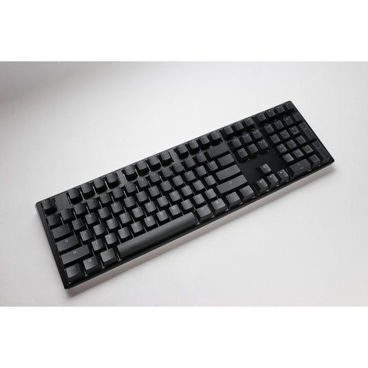 Ducky one 3 classic, toetsenbord (zwart wit, us lay-out, cherry mx red, rgb led, double-shot pbt, hot-swappable, quack mechanics)
