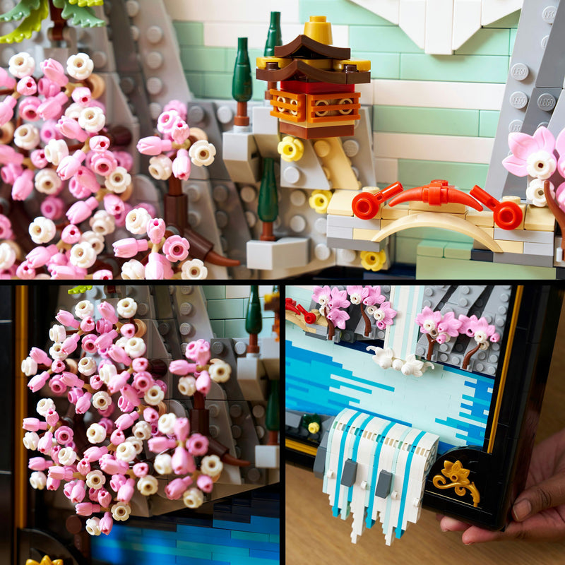 Chargez l'image dans la visionneuse de la galerie, Lego art - landschap met japanse kersenbloesems constructiespeelgoed (31218)
