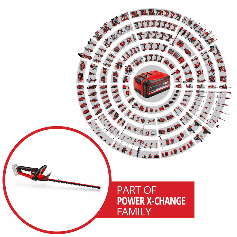 Load image into Gallery viewer, Einhell professional accu heggenschaar gp-ch 18 50 li bl-solo (rood zwart, accu en oplader niet inbegrepen)
