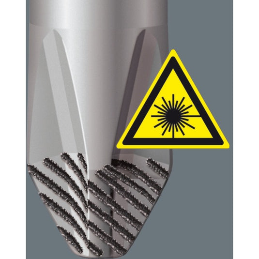 Wera schroevendraaierset 334 335 6 kraftform plus, lasertip met rek (zwart groen, 6-delig)