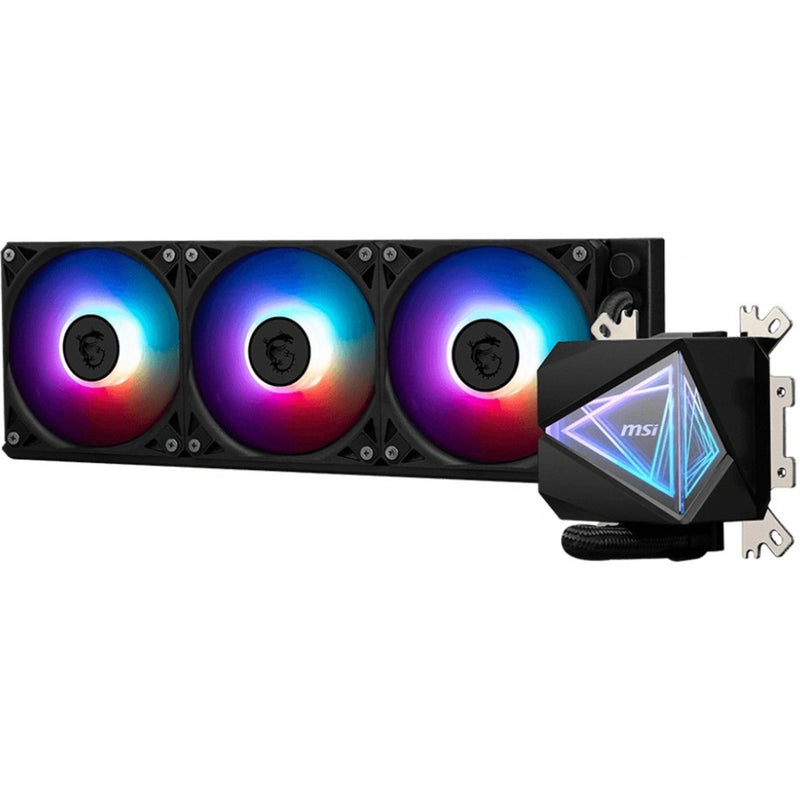 Load image into Gallery viewer, Msi mag coreliquid i360 waterkoeling (zwart, 4-pin pwm fan-connector)
