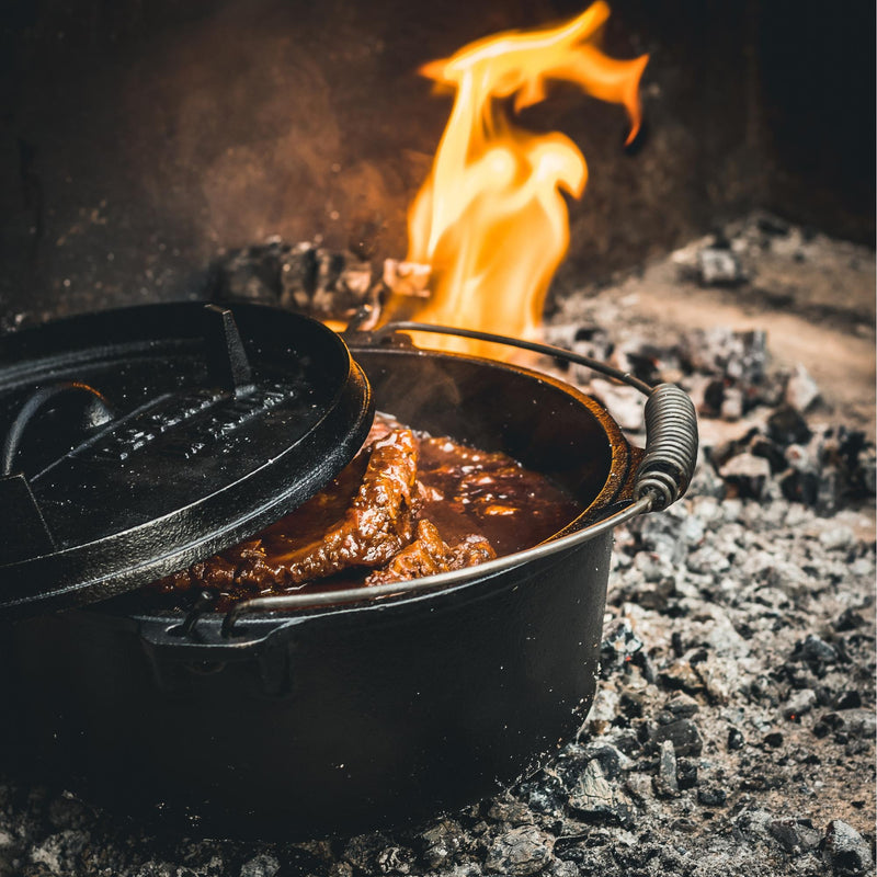 Afbeelding laden in galerijviewer, The windmill dutch oven 4,5 qt kookpan (zwart, ø 25.5 cm | 3.8 liter)
