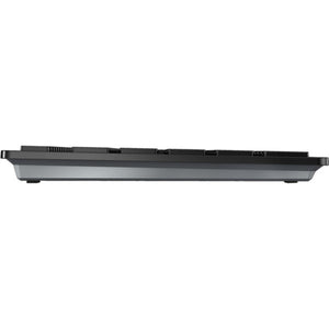 Cherry dw 9500 slim draadloze desktopset (zwart, eu lay-out (qwerty), scissor switches, 100%, 3.000 dpi, 2.4 ghz bluetooth 4.2)
