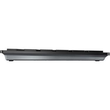 Cherry dw 9500 slim draadloze desktopset (zwart, eu lay-out (qwerty), scissor switches, 100%, 3.000 dpi, 2.4 ghz bluetooth 4.2)