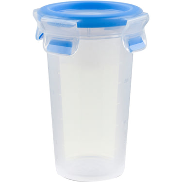Emsa clip close vershoudbakje 0,35 l beker (transparant blauw, rond, ø 9,2cm)
