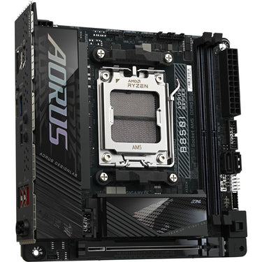 Gigabyte b850i aorus pro socket am5 moederbord (zwart, raid, 2.5gb-lan, wi-fi 7, bt, sound, mini-itx)
