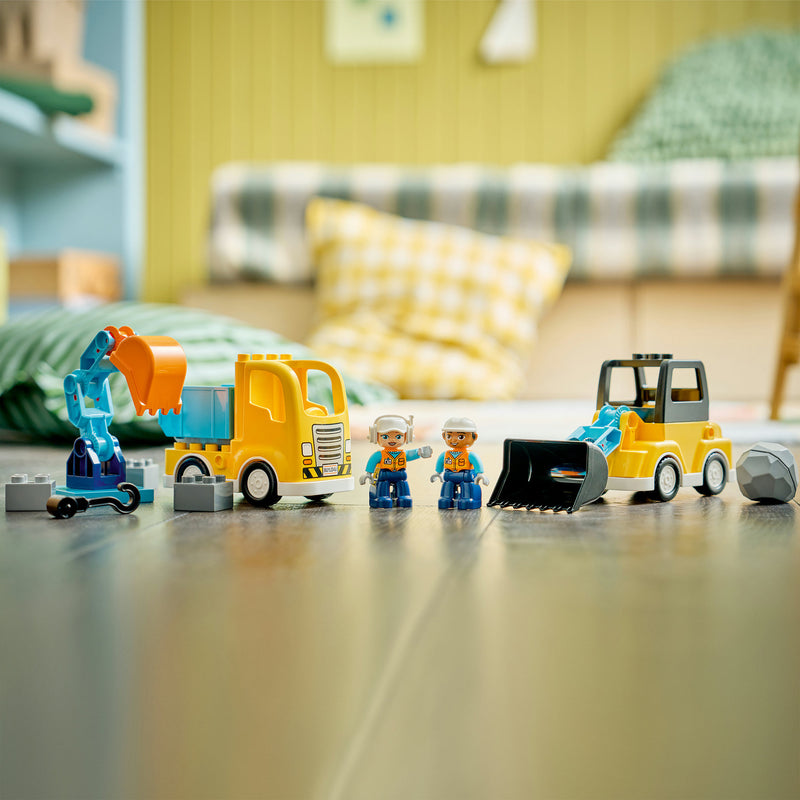 Load image into Gallery viewer, Lego duplo 10475 3-in1 bouwvoertuigen
