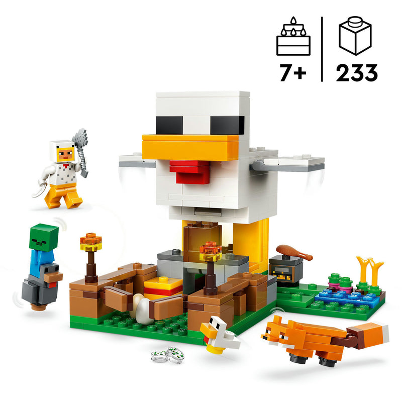 Load image into Gallery viewer, Lego minecraft 21585 kippenboerderij
