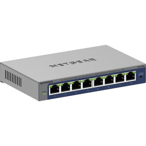 Netgear 8-poorts gigabit plus-switch (gs108e-400eus) (grijs, managed)