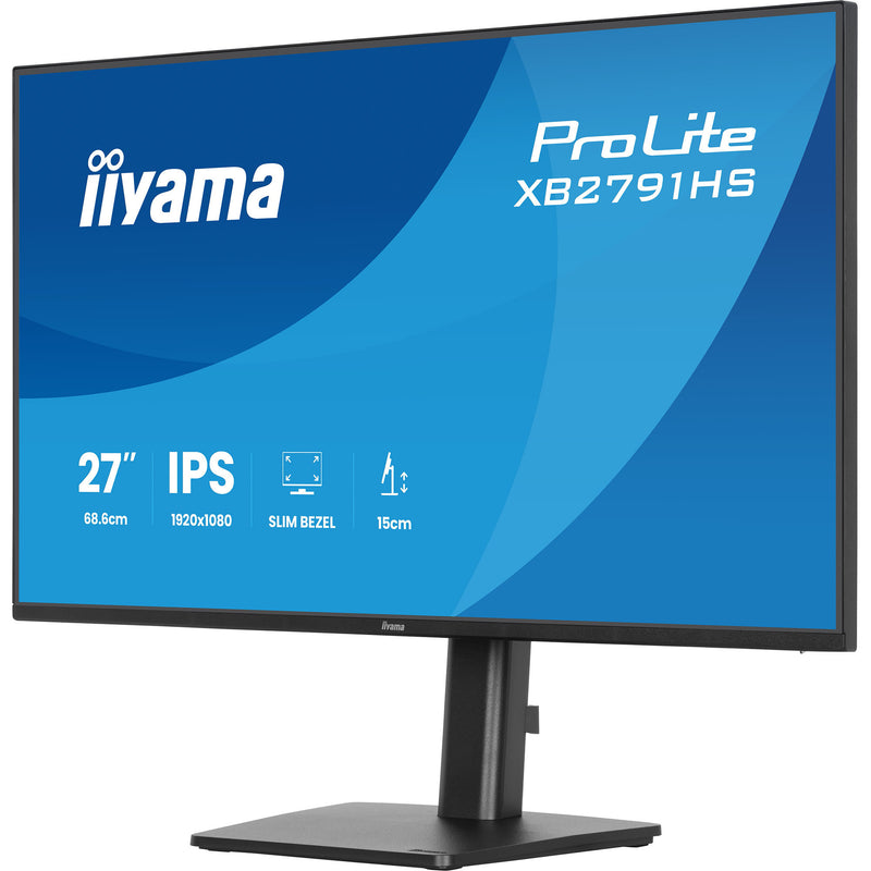 Load image into Gallery viewer, Iiyama prolite xb2791hs-b1 27 monitor (zwart (mat), 120 hz, hdmi, displayport, audio)

