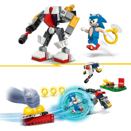 Lego sonic the hedgehog 77001 sonics krachtmeting bij het kampvuur