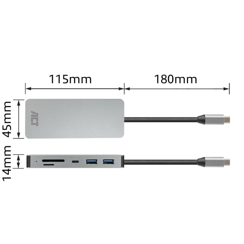 Load image into Gallery viewer, Act connectivity usb-c 4k docking station voor 1 hdmi monitor, ethe
